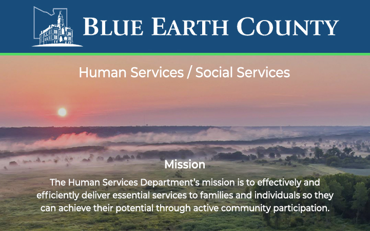BLUE EARTH COUNTY HUMAN SERVICES