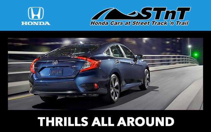 HONDA CARS AT STREET TRACK N TRAIL