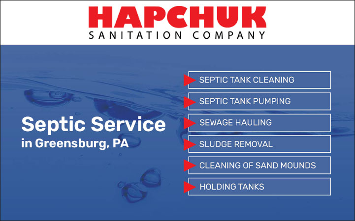 HAPCHUK SANITATION COMPANY - Local SEPTIC TANKS & SYSTEMS: CLEANING & REPAIRING in Greensburg, PA