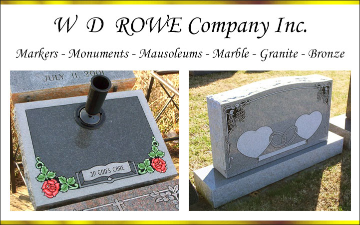 W D ROWE COMPANY INC - Local MONUMENTS in Danville, VA