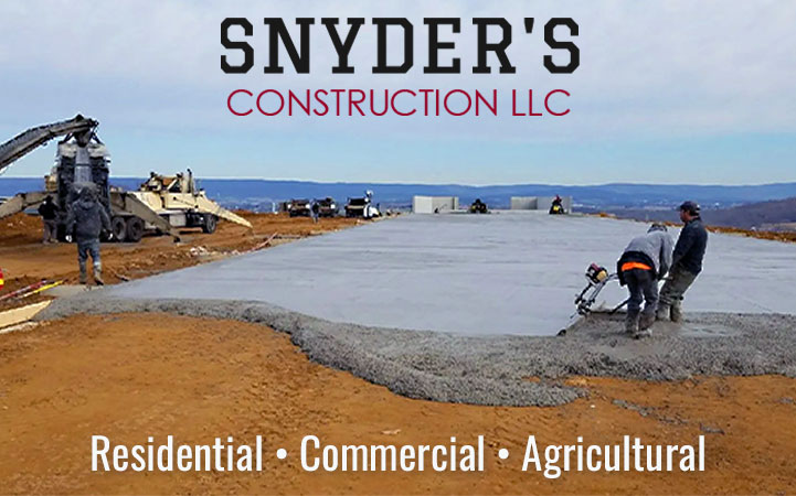 SNYDER'S CONSTRUCTION, LLC - Local CONCRETE CONTRACTORS in Fleetwood, PA