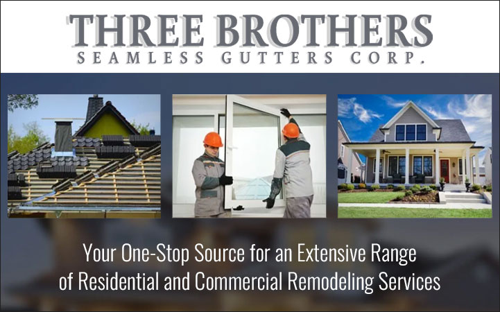 THREE BROTHERS SEAMLESS GUTTERS CORP. - Local ROOFING CONTRACTORS in Wyandanch, NY
