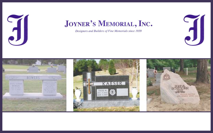 JOYNER'S MEMORIAL, INC - Local MONUMENTS in Wilson, NC