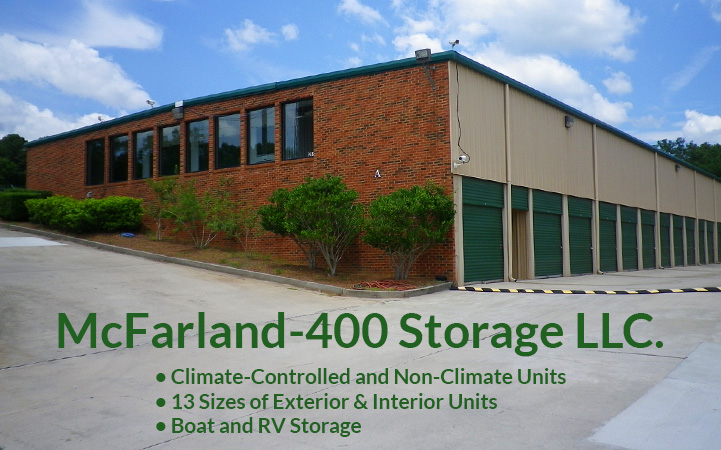 MCFARLAND-400 STORAGE
