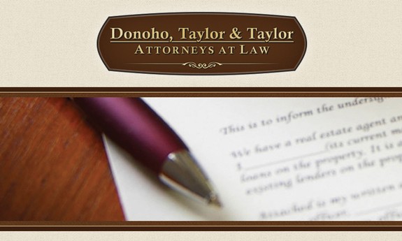 DONOHO, TAYLOR & TAYLOR