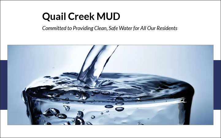 QUAIL CREEK MUNICIPAL UTILITIES DISTRICT
