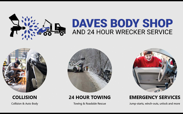 DAVES BODY SHOP AND 24 HOUR WRECKER SERVICE