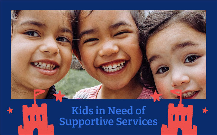 KIDS IN NEED OF SUPPORTIVE SERVICE